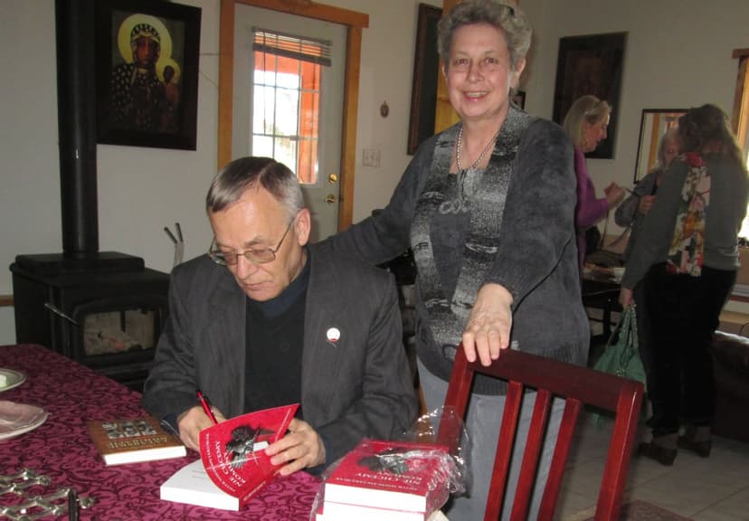 Book promotion meeting with Piotr Jakubiak